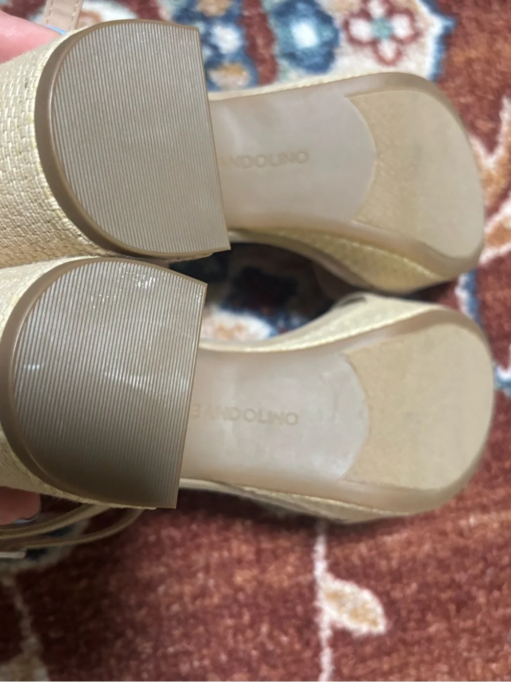 Bandalino Pennie platform sandals brand new size 8.5